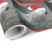 クリスマスのホッキョクグマ ラッピングペーパー (ロールコーナー)