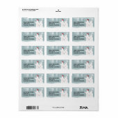 クリスマスのホッキョクグマ ラベル (フルシート)