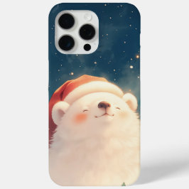 クリスマスのホッキョクグマ iPhone 15 PRO MAXケース