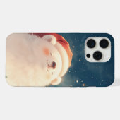 クリスマスのホッキョクグマ iPhoneケース (裏面横)