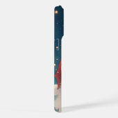 クリスマスのホッキョクグマ iPhoneケース (右側面)