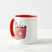 クリスマスのホットココアマグでスロッス マグカップ (正面左)