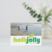 クリスマスのホリすてきー写真はがき シーズンポストカード (スタンド正面)