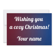 クリスマスのホリデーグリーティング