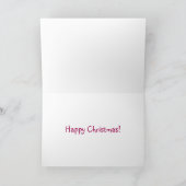 クリスマスのホリーデー ベリー カード (内部)