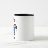 クリスマスのホームビデオ コーヒーマグ マグカップ (中央)