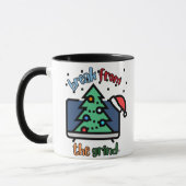 クリスマスのホームビデオ コーヒーマグ マグカップ (左)