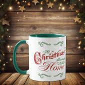 クリスマスのホーム マグカップ