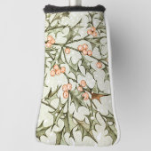 クリスマスのホーリー プリティ アンティーク グリーティング ゴルフヘッドカバー (回転90)