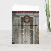 クリスマスのホールカード シーズンカード (裏面)