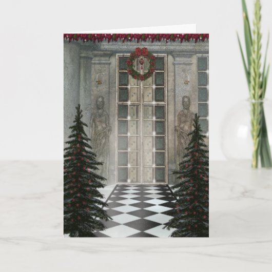 クリスマスのホールカード シーズンカード (正面)