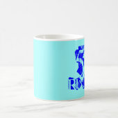 クリスマスのボーッとした5リングや輪コーヒーマグ コーヒーマグカップ (中央)