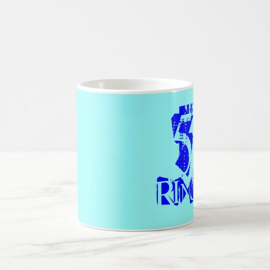 クリスマスのボーッとした5リングや輪コーヒーマグ コーヒーマグカップ (中央)