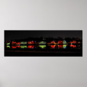 クリスマスのボートハウスローのパノラマ写真 ポスター (正面)