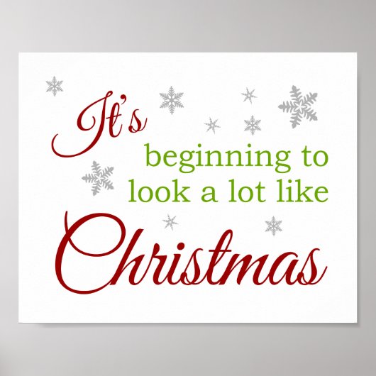 クリスマスのポスターによく似て来た ポスター (正面)