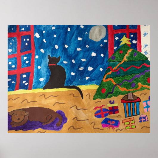 クリスマスのポスターを待っている ポスター (正面)