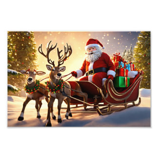 クリスマスのポスター フォトプリント