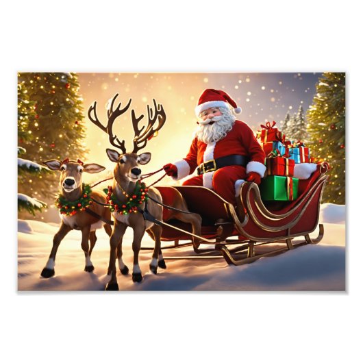 クリスマスのポスター フォトプリント (正面)