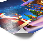 クリスマスのポスター フォトプリント (角)