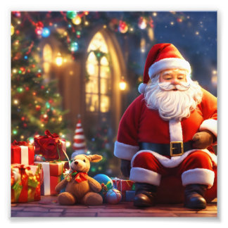 クリスマスのポスター フォトプリント