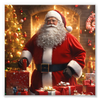 クリスマスのポスター フォトプリント