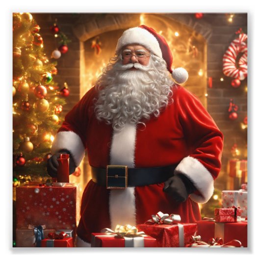 クリスマスのポスター フォトプリント (正面)