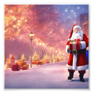 クリスマスのポスター フォトプリント
