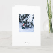 クリスマスのポスト2 シーズンカード (裏面)