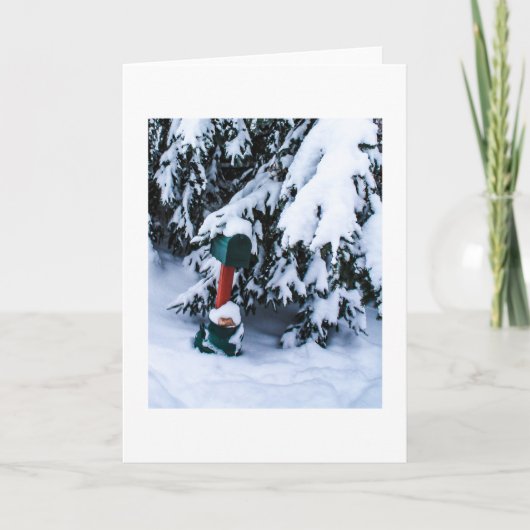 クリスマスのポスト2 シーズンカード (正面)