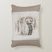 クリスマスのポルカの枕 アクセントクッション (正面(垂直))