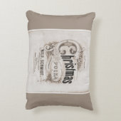 クリスマスのポルカの枕 アクセントクッション (裏面(縦))