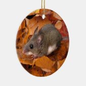 クリスマスのマウスのオーナメント セラミックオーナメント (右)