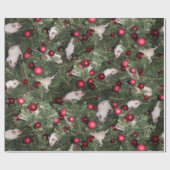 クリスマスのマウスの包装紙-大きいプリント ラッピングペーパー (フラット)