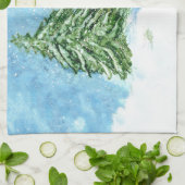 クリスマスのマウス キッチンタオル (折り畳み)