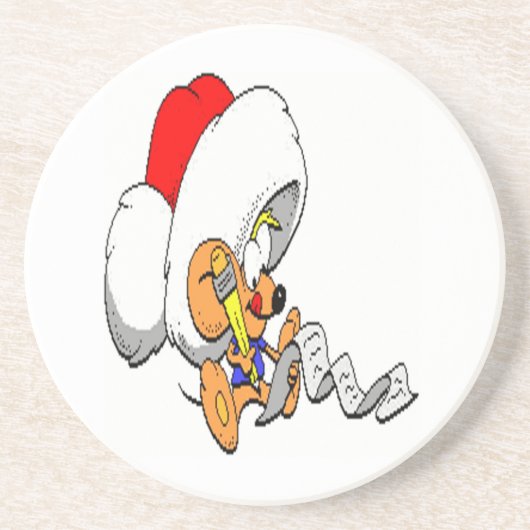 クリスマスのマウス コースター (正面)