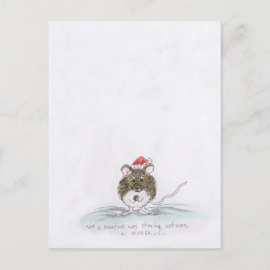 クリスマスのマウス シーズンポストカード (正面)