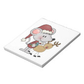 クリスマスのマウス ノートパッド (回転)