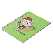 クリスマスのマウス ノートブック (左側)