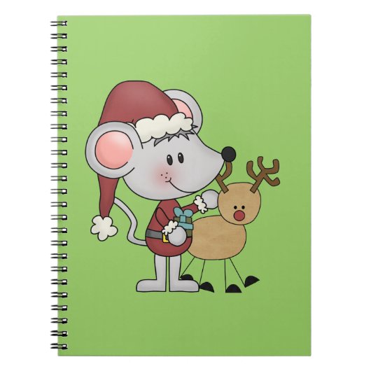 クリスマスのマウス ノートブック (正面)