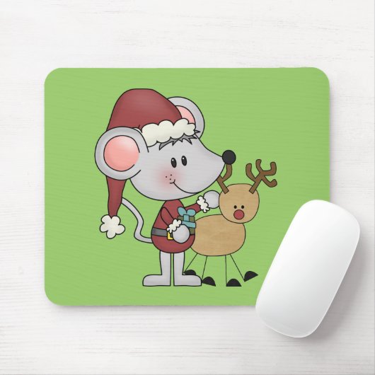 クリスマスのマウス マウスパッド (マウス)
