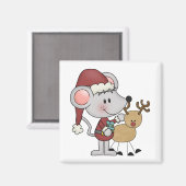 クリスマスのマウス マグネット (正面/裏面)