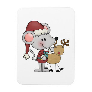 クリスマスのマウス マグネット