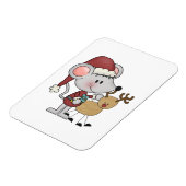 クリスマスのマウス マグネット (左側)