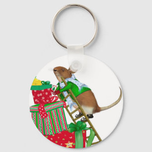 クリスマスのマウスKeychain キーホルダー