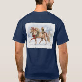 クリスマスのマギーとナリ Tシャツ (裏面)