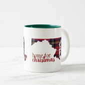 クリスマスのマグのために家メリーランド- ツートーンマグカップ (正面右)