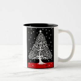 クリスマスのマグのためのスカル ツートーンマグカップ