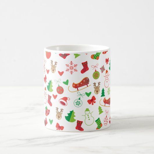 クリスマスのマグの装飾のクリスマスのChristmassyのオーナメント コーヒーマグカップ (中央)
