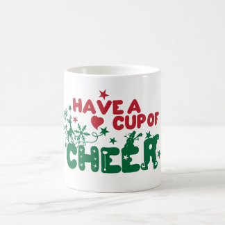 クリスマスのマグカップ応援を飲む コーヒーマグカップ