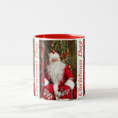 クリスマスのマグカップ ツートーンマグカップ (中央)